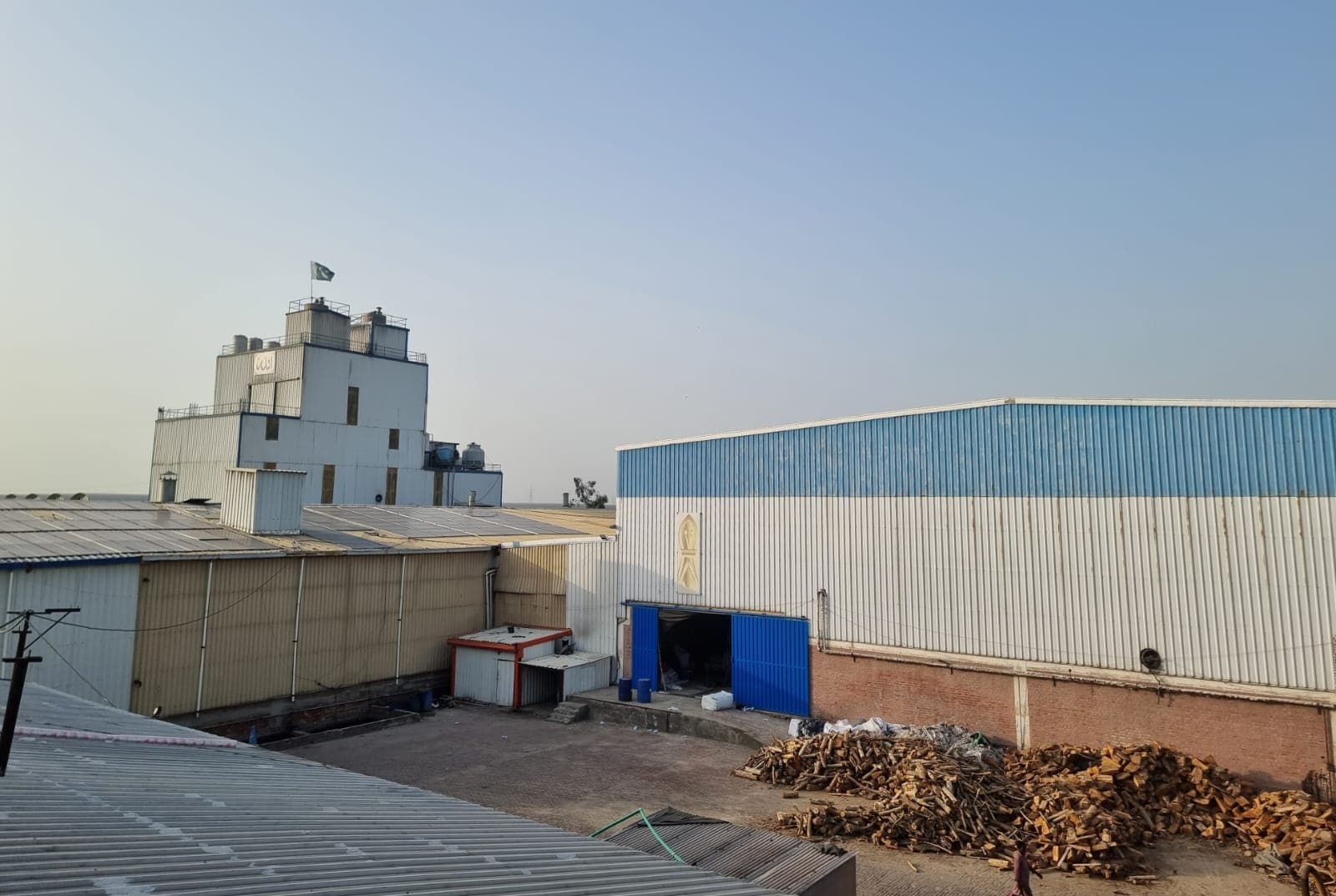 Gulf Fiber industrial plant complex and factory buildings