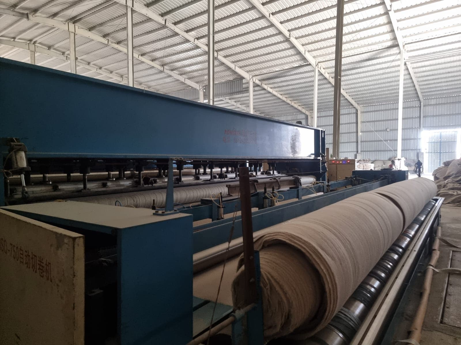 SQ-750 heavy geotextile and needle-punched felt winding unit