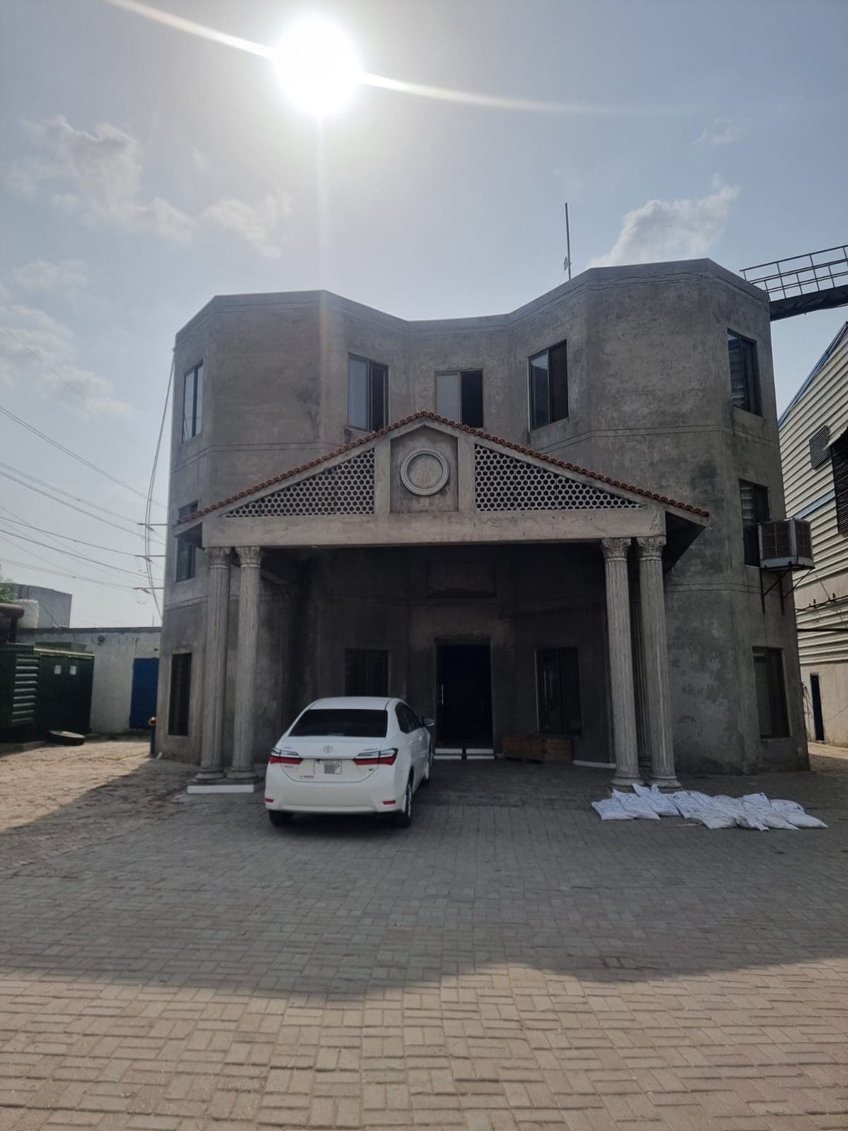 Gulf Fiber executive administration building and main campus entrance