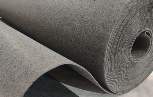 Industrial heavy rolls of grey needle-punched non-woven felt